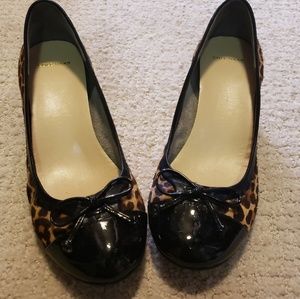 NWOT Cole Haan, Nike Air, leopard print wedge